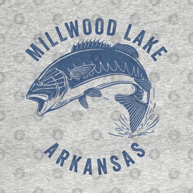 Millwood Lake Arkansas by Eureka Shirts